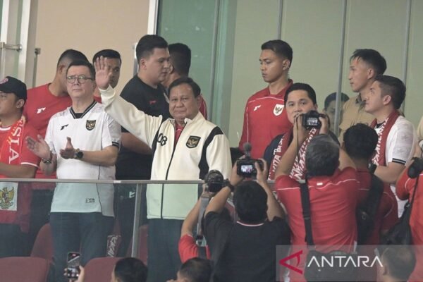 Presiden Prabowo Tampil Langsung Mendukung Timnas di GBK